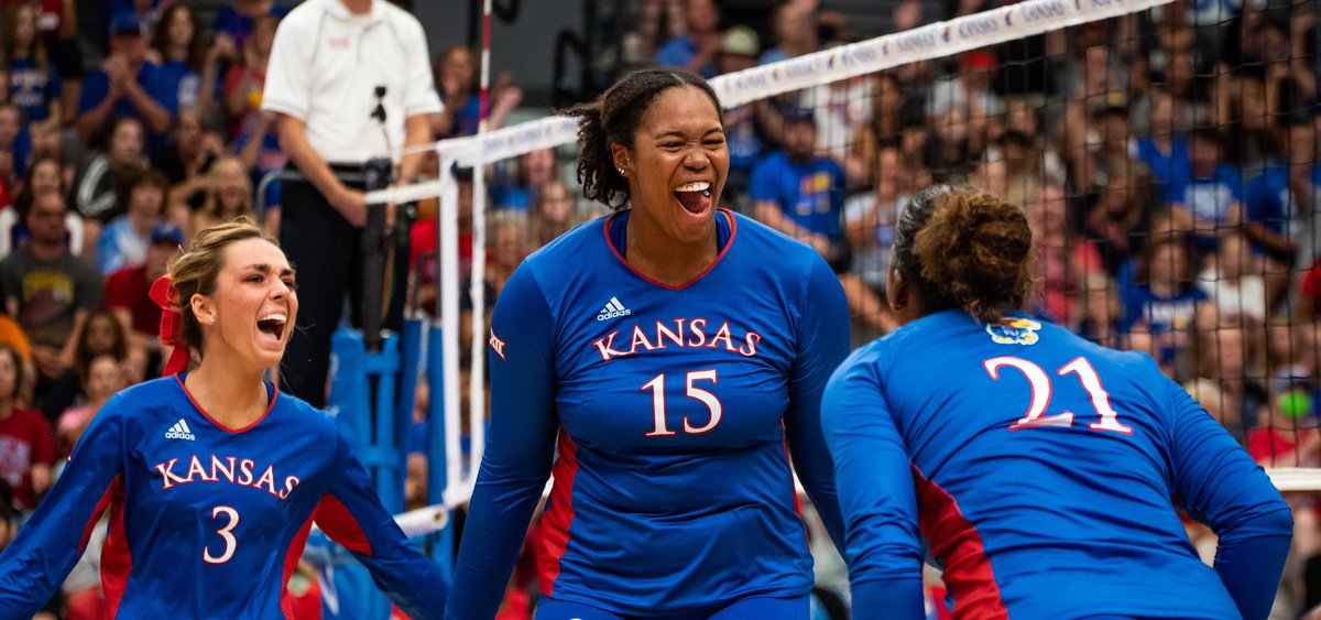 Kansas Volleyball tweet media