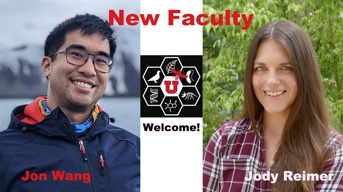 Welcome to 2 new faculty, Assistant Professors Jon Wang and Jody Reimer.

 Jody has a joint appointment with <a href="/uofumath/">Department of Math</a>, also in <a href="/uofu_science/">College of Science</a>.
<a href="/UUtah/">University of Utah</a>