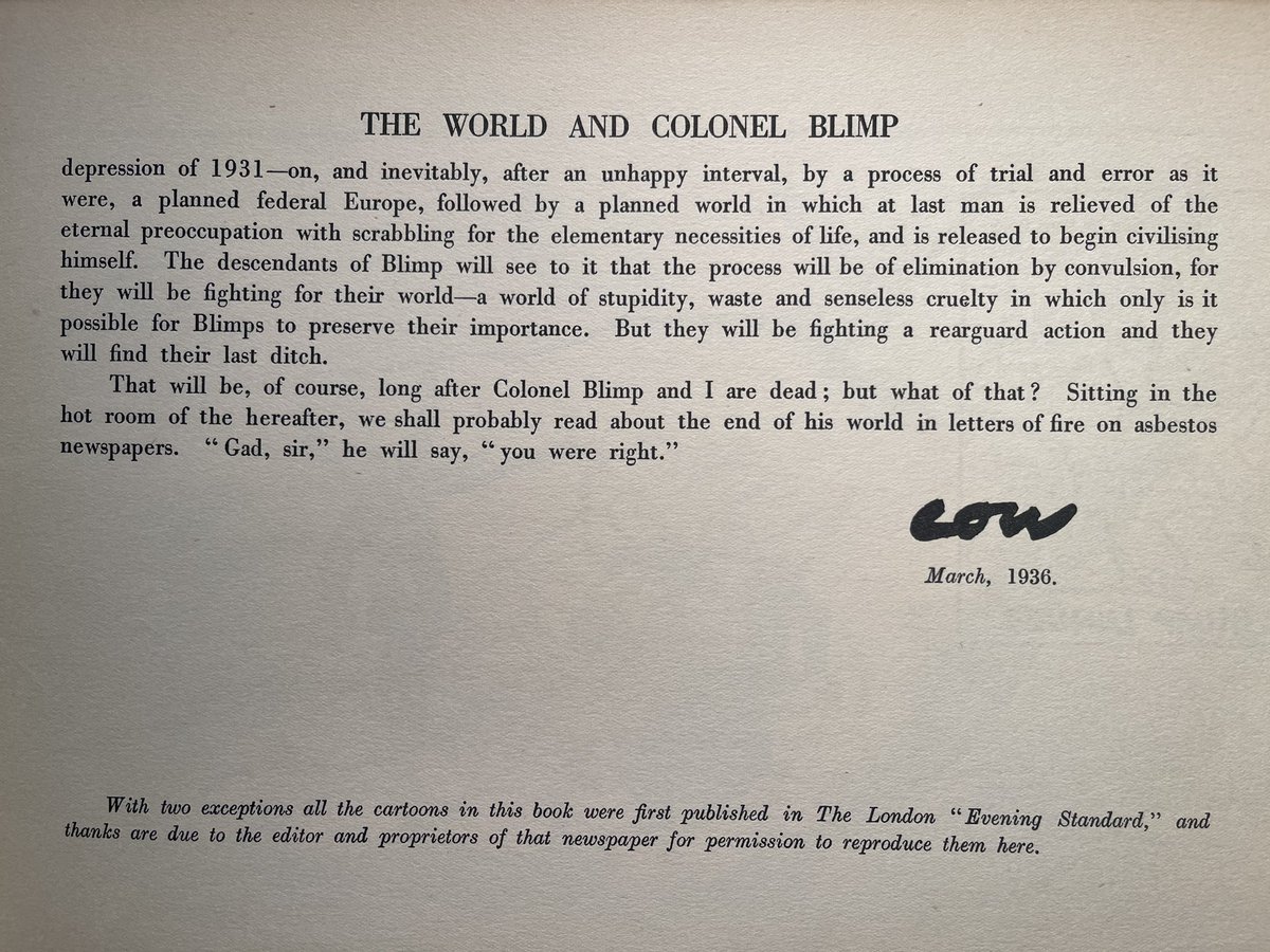 jameswoudhuysen's tweet photo. @LostTransport The whole anti-#nostalgia industry/confection is about #Brexit. Not much of an argument. They're fighting Colonel Blimp 70 years after David Low, who did it much more effectively. #StuckInTime #LabourParty #LiberalDemocrats https://t.co/ylumLzTC48