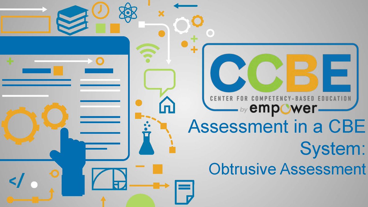 Free webinar series on Assessment in a CBE System starts tomorrow! Join <a href="/robertjmarzano/">Robert J. Marzano</a> and other competency-based education experts for all 4 webinars.   Register for the series and access recordings from past series: cbe.empowerlearning.net/webinars Tomorrow: Obtrusive Assessment