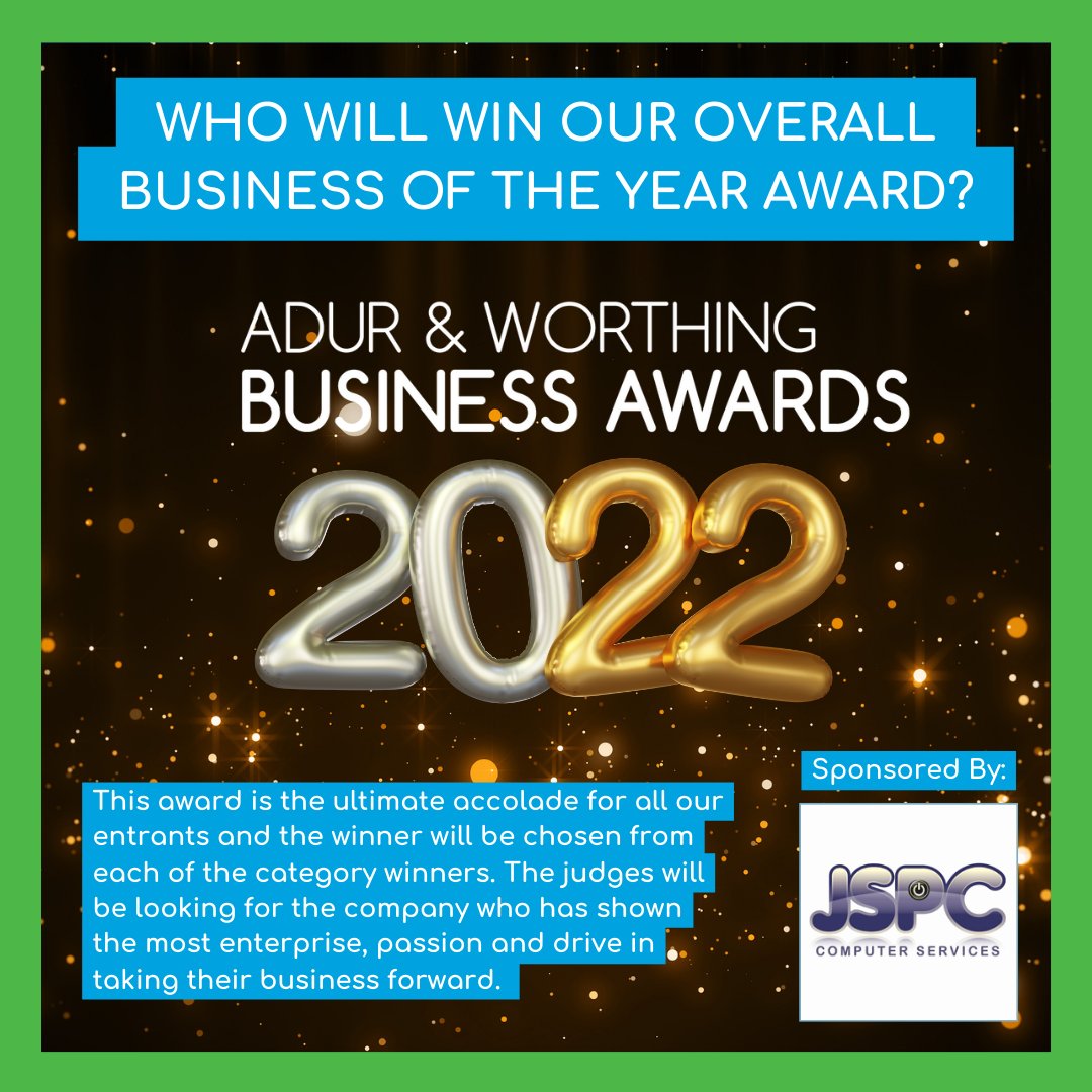 Who will win our Overall Business Of The Year award?
Kindly sponsored by <a href="/JSPCComputers/">JSPC Computers</a> 

We're saving this one as a surprise for awards night, so keep an eye on our socials to see who picks up this prestigious award! 🏆 #AWBAwards
