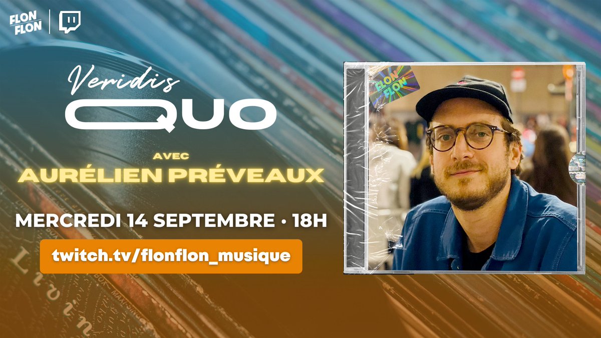 benjaminvalbon's tweet photo. 🔴 Mercredi soir à 18h c'est mon émission "Veridis Quo", une interview d'un.e invité.e qui nous parle des morceaux qui ont marqué sa vie ! Cette fois avec moi : @Aurel_Preveaux ✨

➡️ https://t.co/ZrUpKCESzy https://t.co/meBGUZ0aQe