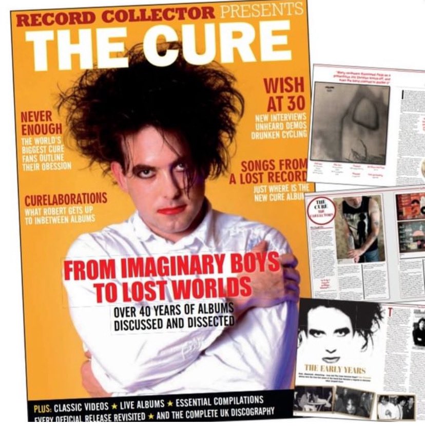 DuncanIlling's tweet photo. Out this month. Features my piece. Thanks to @WesleyDoyleUK for organising this and the edition in full. Look forward to seeing the print version. #thecure #recordcollector #robertsmith #curealbums #curewish #cureretrospective #curetour #thecuretour22 #recordcollectormagazine https://t.co/ezwYtUxtrt