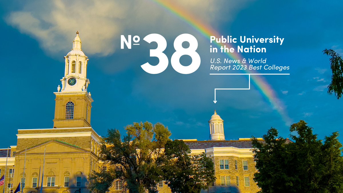 UBuffalo's tweet photo. Fuel that blue pride! 🤘 #UBuffalo, a flagship of @SUNY, has been ranked among the top 40 public universities in the country for the fifth straight year in the @USNews #BestColleges rankings! Read more ▶️ https://t.co/zPKZtQJY7x https://t.co/LZWLZXgnyE