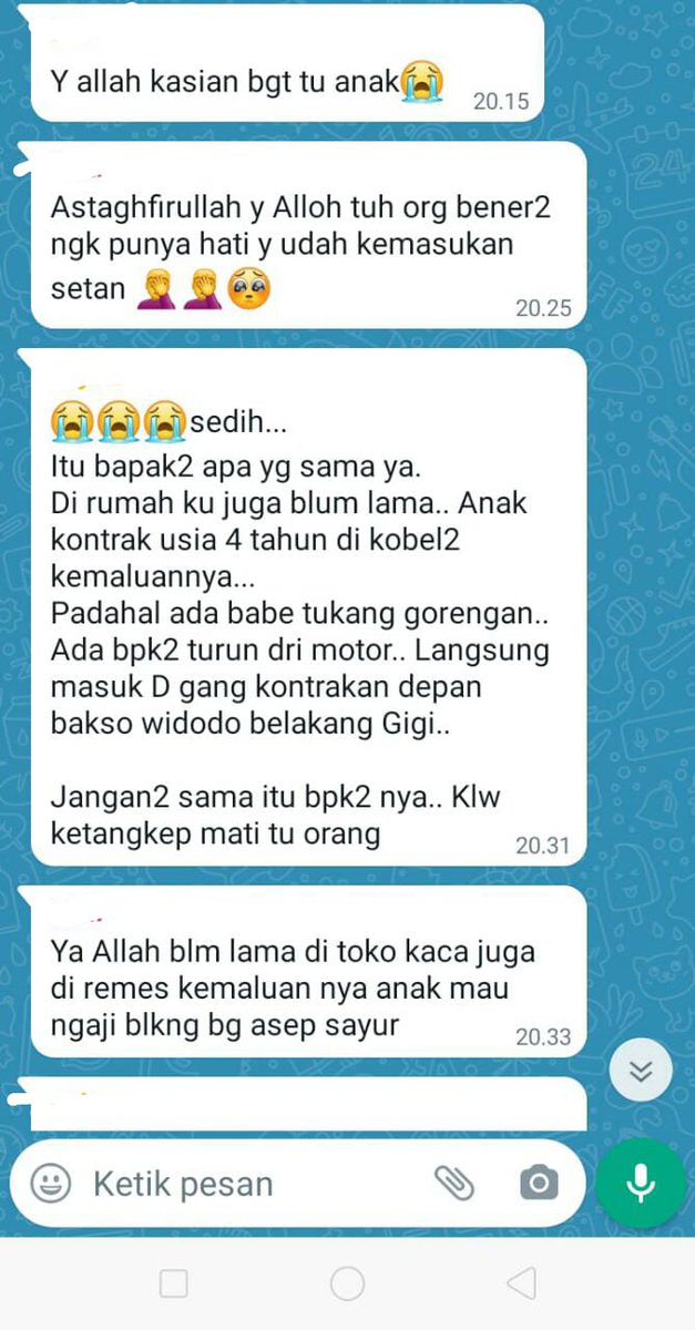 flavchoco's tweet photo. pelaku diduga melakukan pelecehan juga terhadap balita umur 4 tahun https://t.co/4YgbSPt5Tk