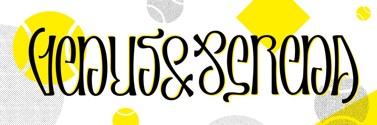 typebynikita's tweet photo. There is no Serena without Venus. And there is no Venus without Serena. @serenawilliams @Venuseswilliams #typography #lettering #ambigram https://t.co/r45AM6tNns