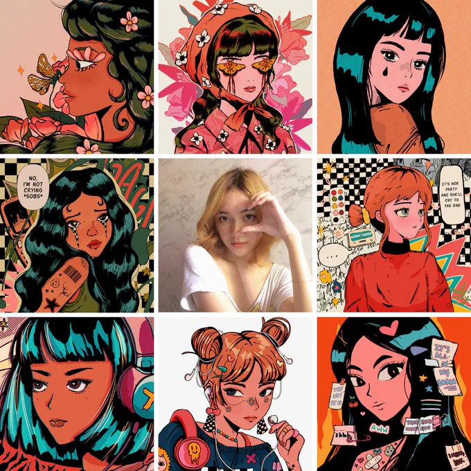 this is for the "face your art" thingyy with a literal face,, of the artist.. 