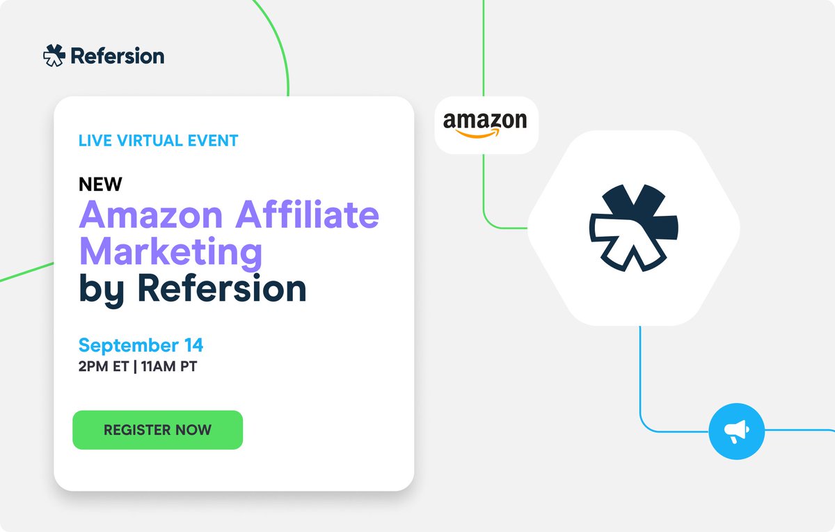 Are you an ecommerce brand on Amazon in search of a new marketing strategy to generate more revenue? Join our Amazon Affiliate Marketing webinar on September 14th to learn how to accelerate your Amazon store sales! Register here: bit.ly/3QAWDNl