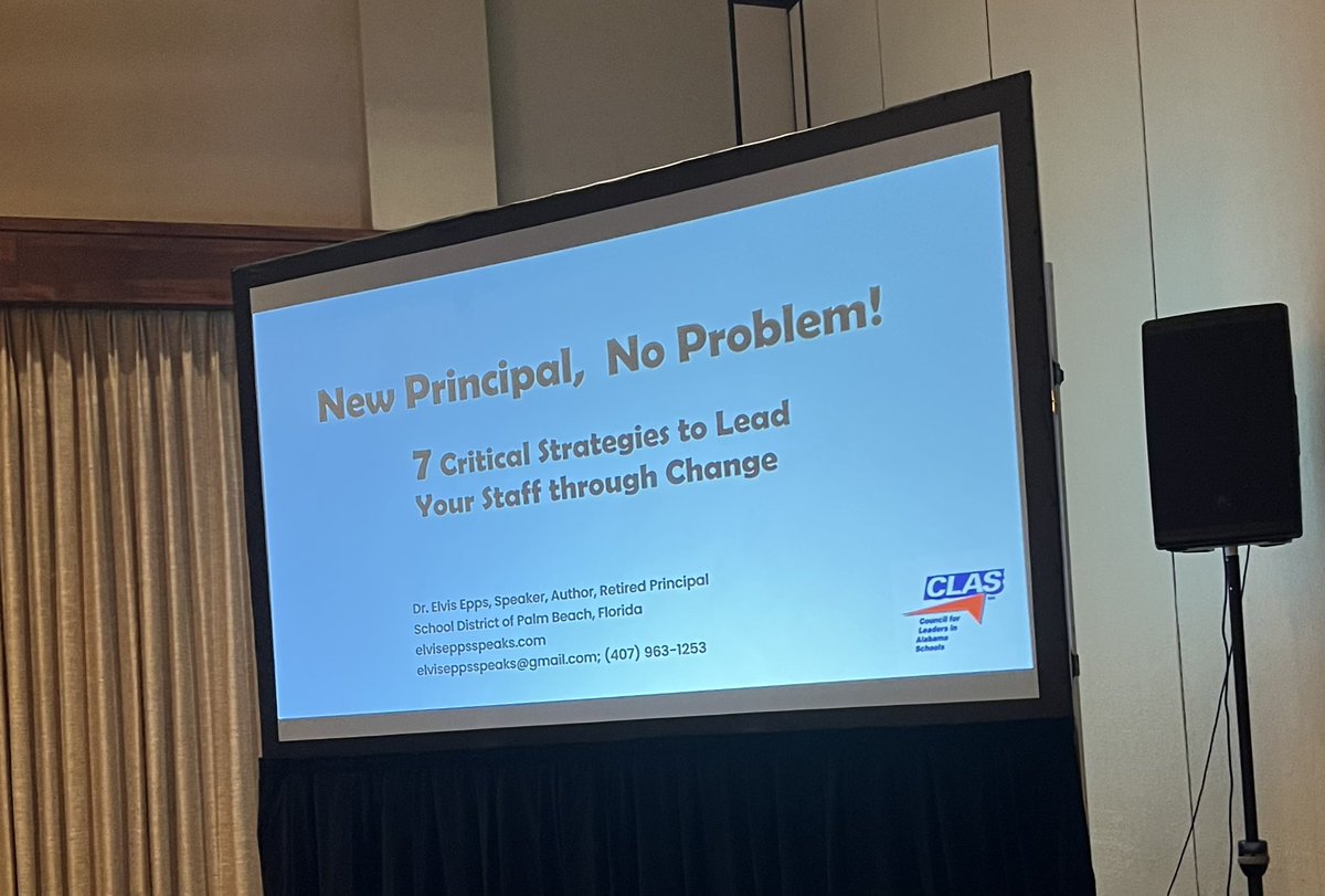 Starting CLAS New Principal Institute with Dr. Elvis Epps. <a href="/clasleaders/">CLAS</a>