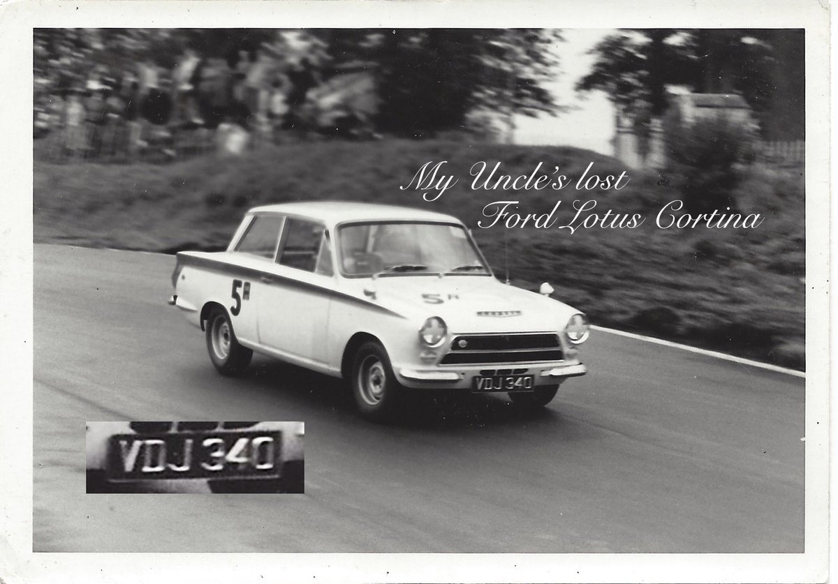RayFerreira15's tweet photo. Ok internet, do what you do best and help me find my Uncle's race car. Ford Lotus Cortina #fordlotuscortina #fordcortina https://t.co/zKy69c3BuQ