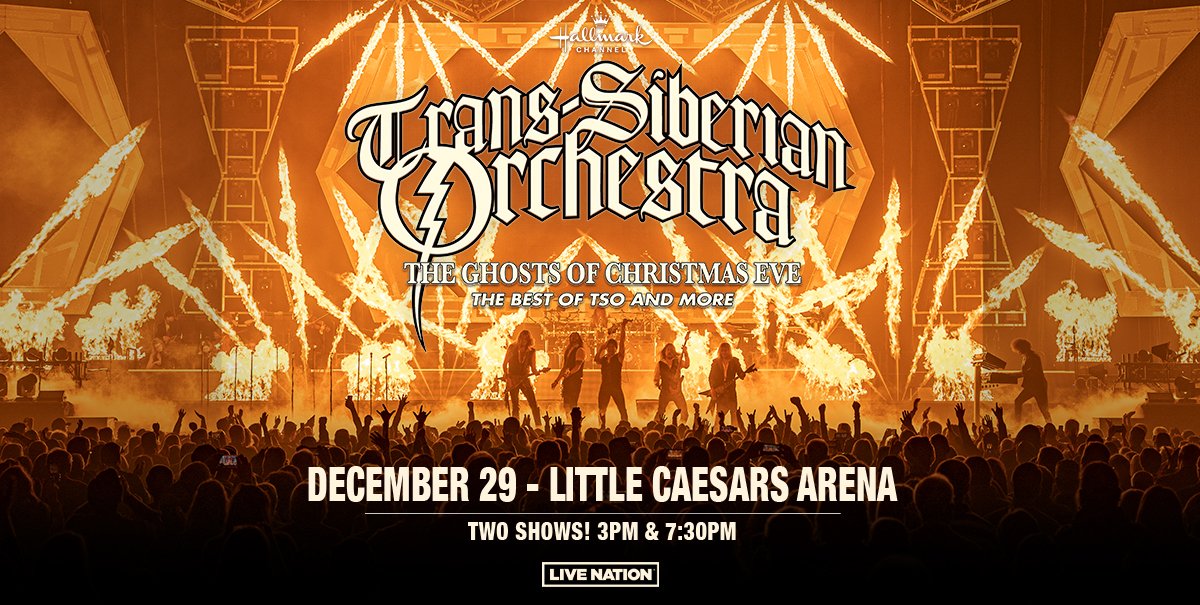 JUST ANNOUNCED! 🚨 @trans_siberian is returning to Detroit for TWO shows on December 29 - 3:00pm & 7:30pm! Tickets go on sale Friday, September 16 at 10:00am 👻 🎸