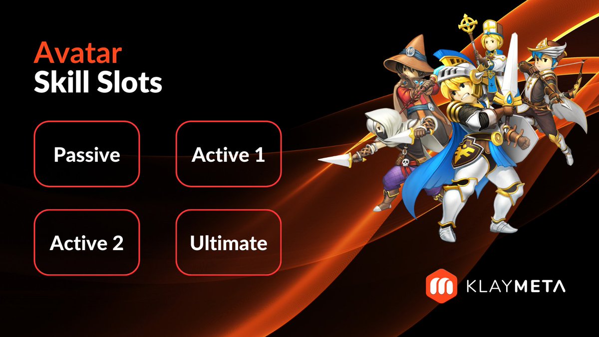 METAARENA_WORLD's tweet photo. 💥 Skills are divided into
- Passive
- Active
- Ultimate 

The avatar has a total of 4 skill slots, and only skills divided into categories for each slot can be randomly assigned.

Learn more: 
https://t.co/dUyFjlWGeg

#nfts #nftgaming #nftgame #nftplayers #p2e #klaymeta https://t.co/pwJCV2p0Id