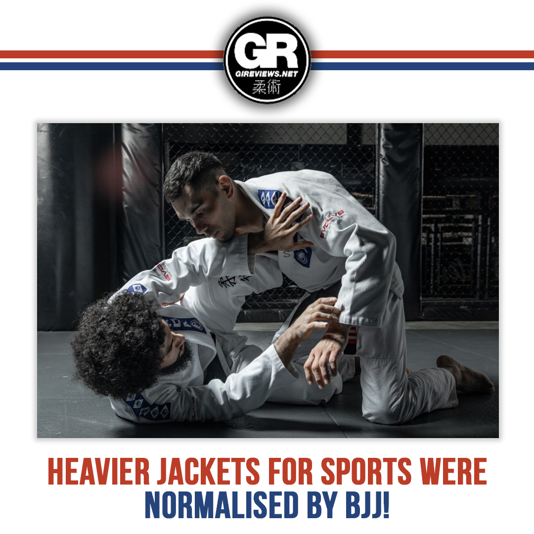 Normally, Jiu Jitsu had loose jackets that came without the heavy padding.

Check out our reviews for gis today and find your perfect fit: bit.ly/3CFge7X

 #gireviews #reviews #fightinggear #fighting