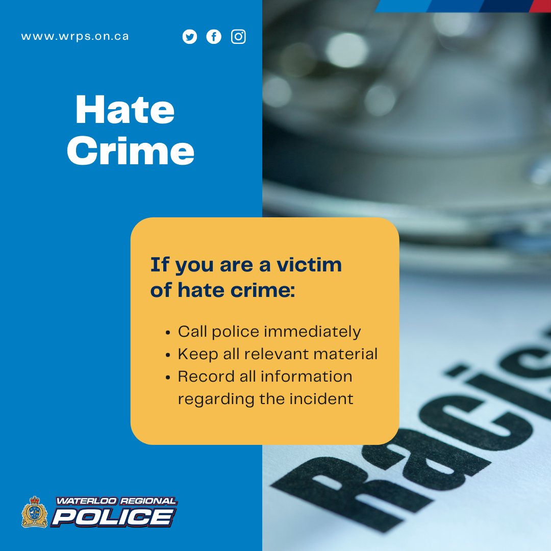 WRPSToday's tweet photo. Hate has no place in our communities.

We encourage students to report any incident that is motivated by hate or bias.

For more details: https://t.co/QkNr2bIE2R.

#BackToSchool https://t.co/ixY4fiTW06