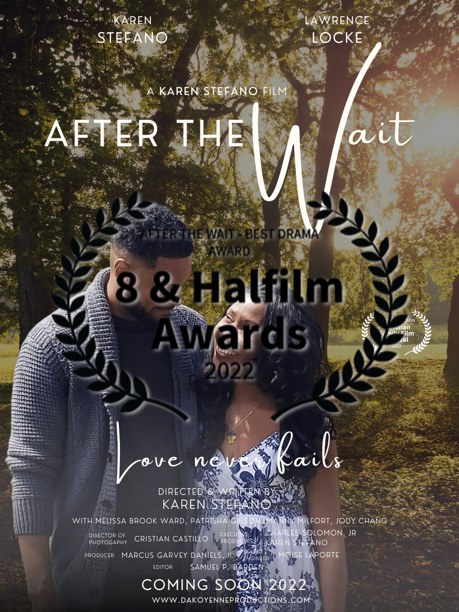 AftertheWait's tweet image. We're so proud to announce that After the Wait has won the Best Drama award at the 8 &amp;amp; Halfilm Awards! We're honored to have been chosen.
.
Tags: #production #indiefilm #supportindiefilm #film #featurefilm #bts #christianfilm #njfilm #filmmaker
