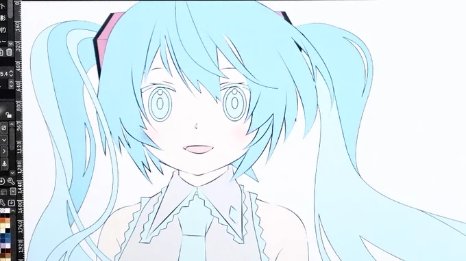 今日はここまでにします。つづきのイラスト作業は明日にやります 