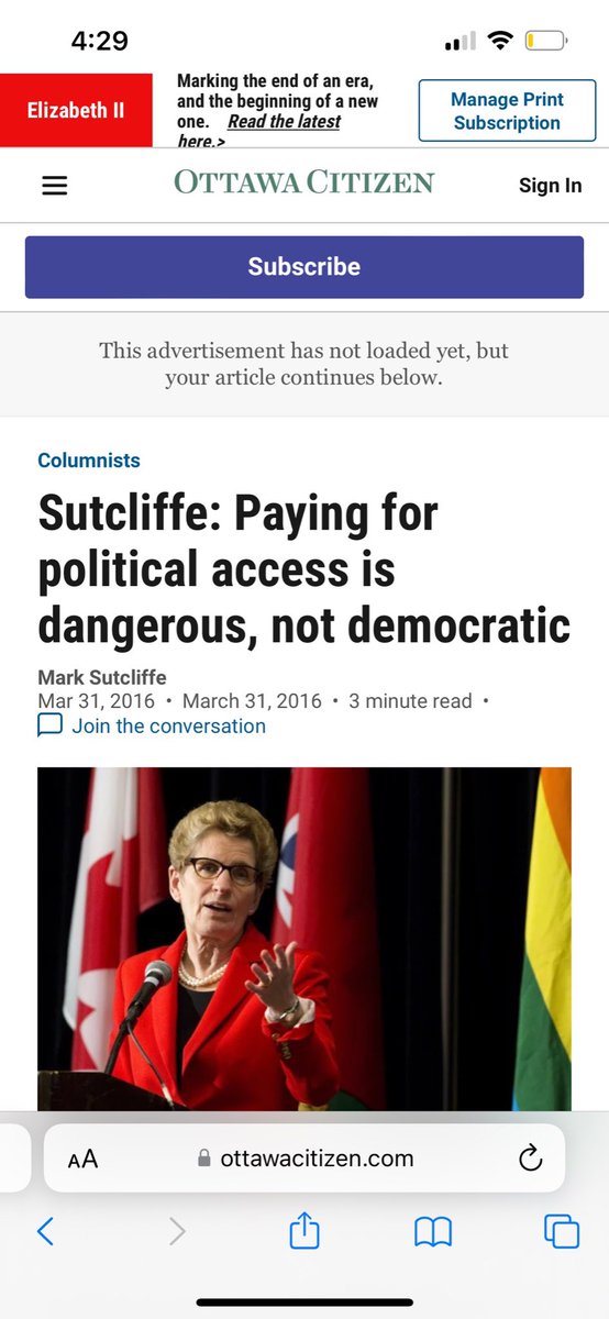 ShawnMenard1's tweet photo. Is #Ottnews going to report on this blatant hypocrisy? $1200 cash for access while writing an article saying that type of behaviour is “dangerous”. This is the status quo stuff that needs to end in #Ottawa #Ottpoli @OttawaCitizen @ottawasuncom @CBCOttawa @global_ottawa @LeDroitca https://t.co/gjPeQEzwNo