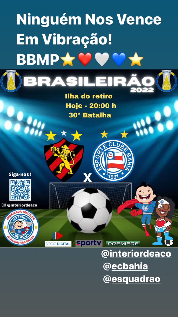interiordeaco's tweet photo. @interiordeaco @ECBahia @EsquadraoECB https://t.co/AD50h9Erv1
