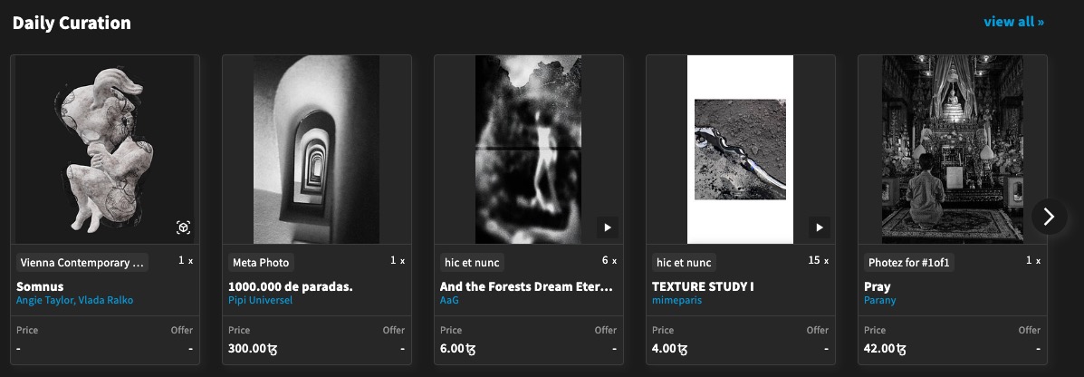 AranyPaulo's tweet photo. Cool, first time appearance at the #dailycuration from @objktcom. #tezosart #photography #photez https://t.co/2y5Ue3rERb