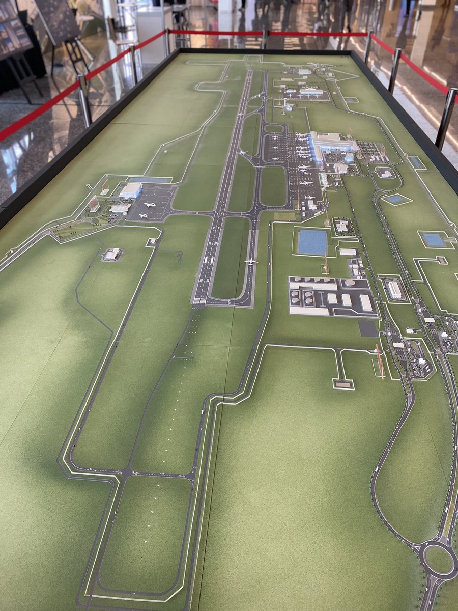 MacefieldMoz's tweet photo. A great attraction of the #AVAF22 #SMIESA2022 exhibition is the model of ongoing #BugeseraAirport re-designed by #DARGroup, one of world’s biggest engineering firm, also among the exhibitors! https://t.co/284wWhOjf9