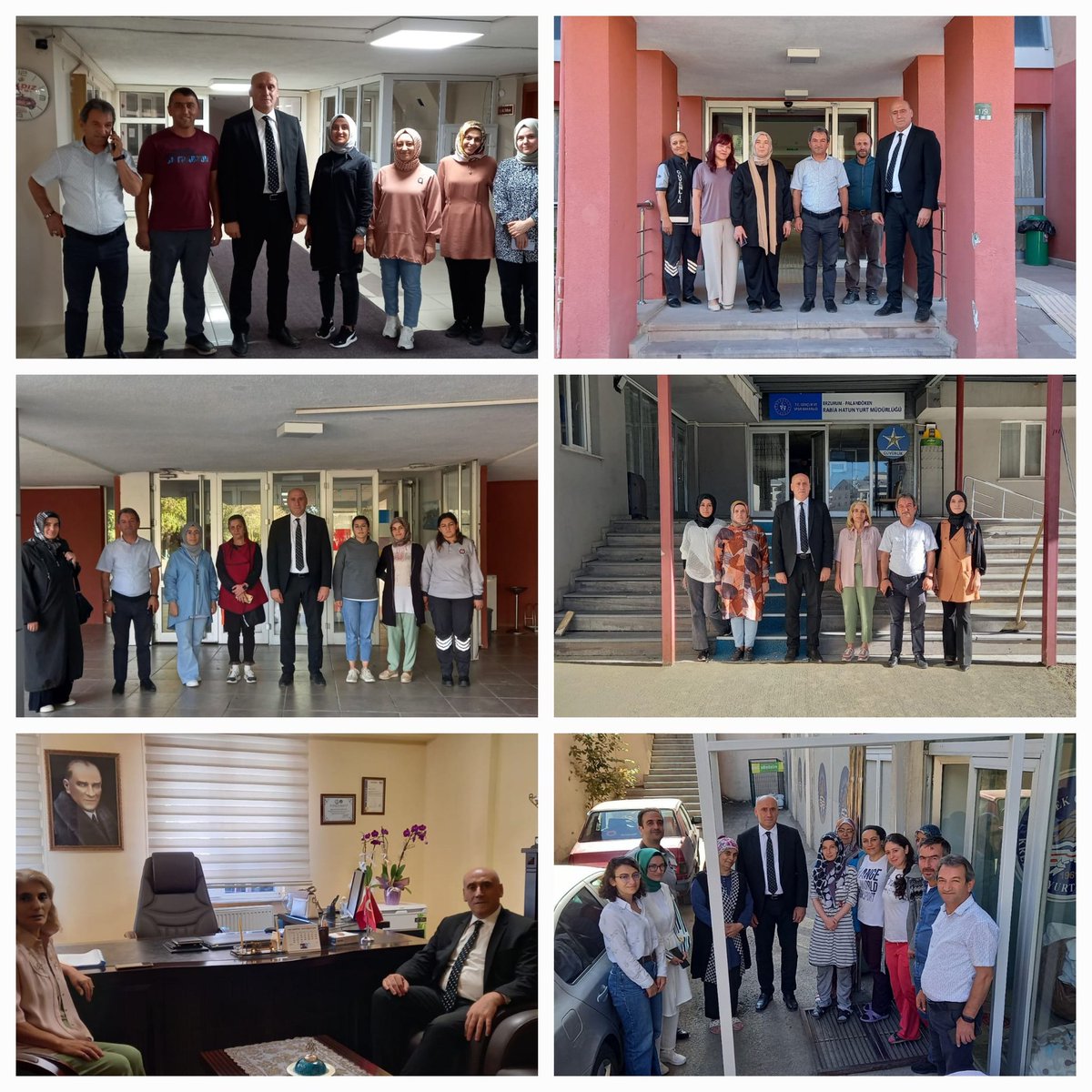 ErzurumKYGM's tweet photo. İl Müdürümüz Birdal ÖZTÜRK, şehir merkezinde 13 yurdumuzu ziyaret ederek,tadilat,bakım ve onarım işlerini üstlenen firmalardan bilgi aldı.GSB Erzurum yurtları olarak 19 Eylül de açılacak olan eğitim ve öğretime hazırız.  Her şey öğrencilerimize  daha konforlu bir ortamı sağlamak. https://t.co/3u8gXuIl4o