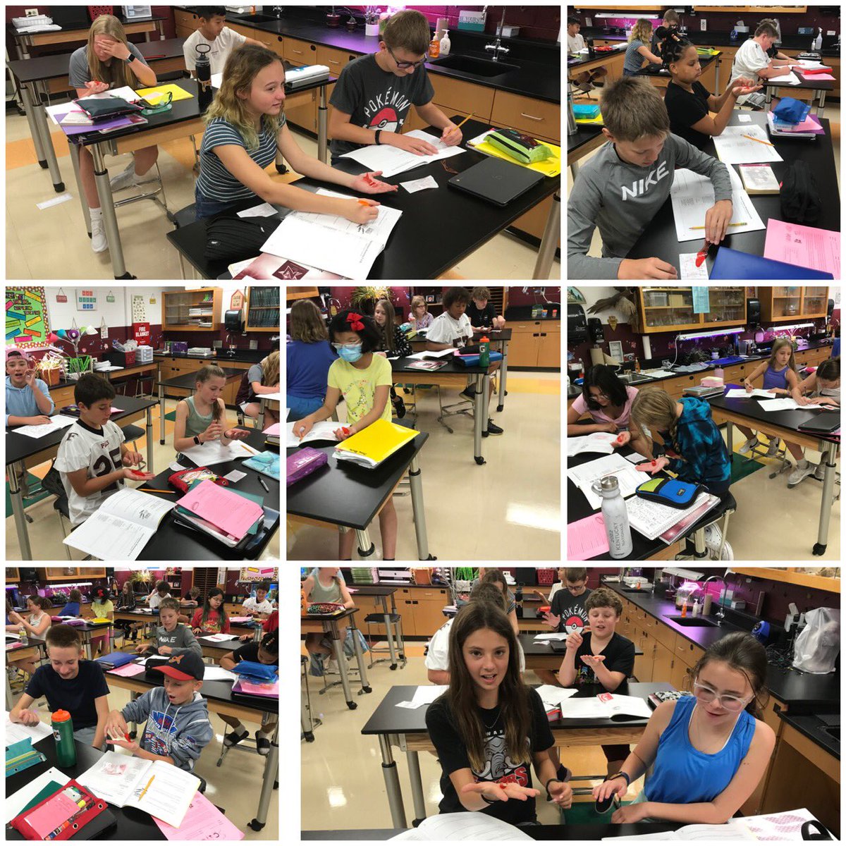 poetzelsci's tweet photo. CER. Claim evidence reasoning. Why does the fish move/. Science!  #fallspride #science #CER https://t.co/kFI6z1sXVd