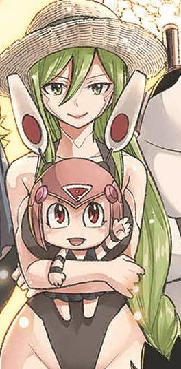 Pino featuring Witch from Edens Zero's volume 13's cover 🐰