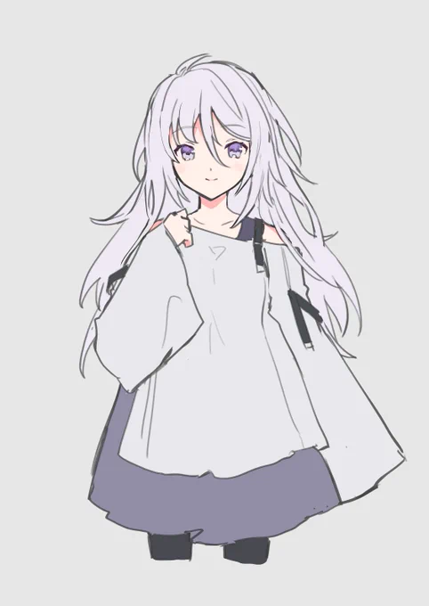 脳の記憶をたよりに描いてみたCV森川智之の美少女  