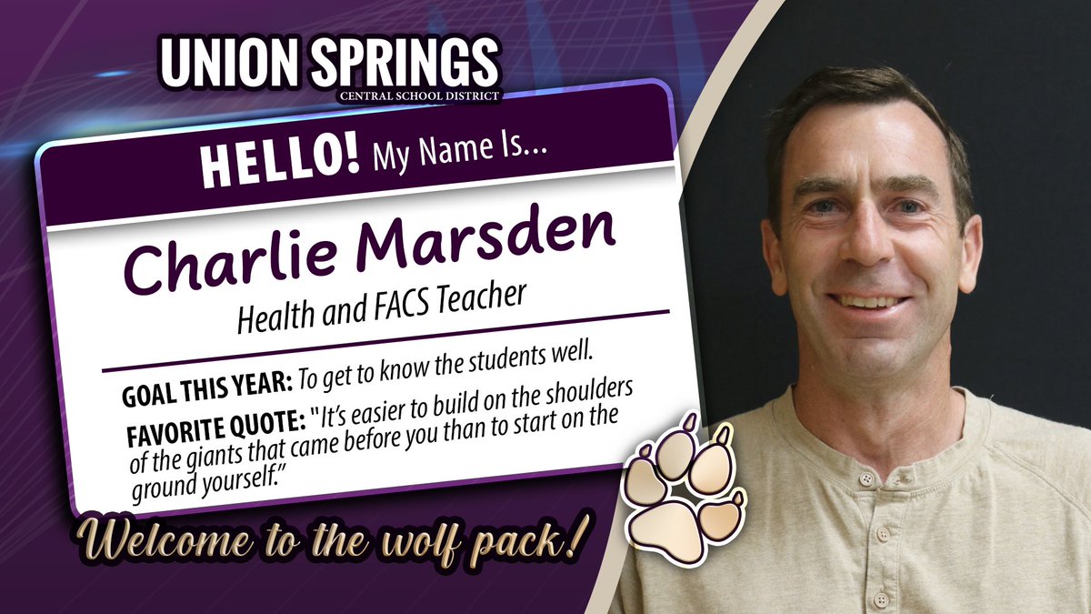 UnionSpringsCSD's tweet photo. Get to know our new staff!! #NewWolves #WolfPack https://t.co/hBtG3Jrft3