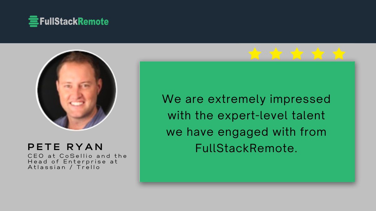 FSRemote's tweet photo. What our clients say about working with us π₯°
Learn more π https://t.co/dmTx647R6w
#howtohiresoftwareengineers #howtohirethebestsoftwaredevelopers #hiringsoftwaredevelopers #hiringsoftwareengineers #hiresoftwareengineer #howtohireasoftwareengineer #fullstackremote https://t.co/yUD2T9B5Jn