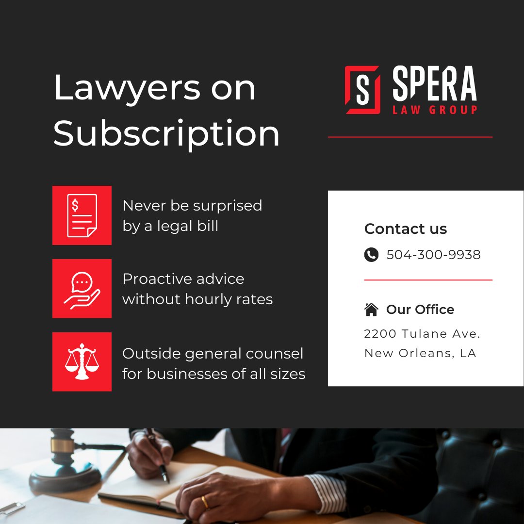 SperaLaw's tweet photo. STOP BUYING TIME
FROM YOUR BUSINESS LAWYER
Predictable Pricing | Proactive Advice
Avoid the Unexpected
#MembershipMonday https://t.co/3SXANRavfp