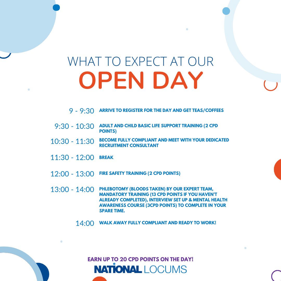 Interested in coming to our nursing open day but not sure what it involves? Here’s everything you need to know about it 😜

This is your 3 week countdown and tickets are going fast! Get yours below 🎟⬇️

ow.ly/bNwY50KGSnr