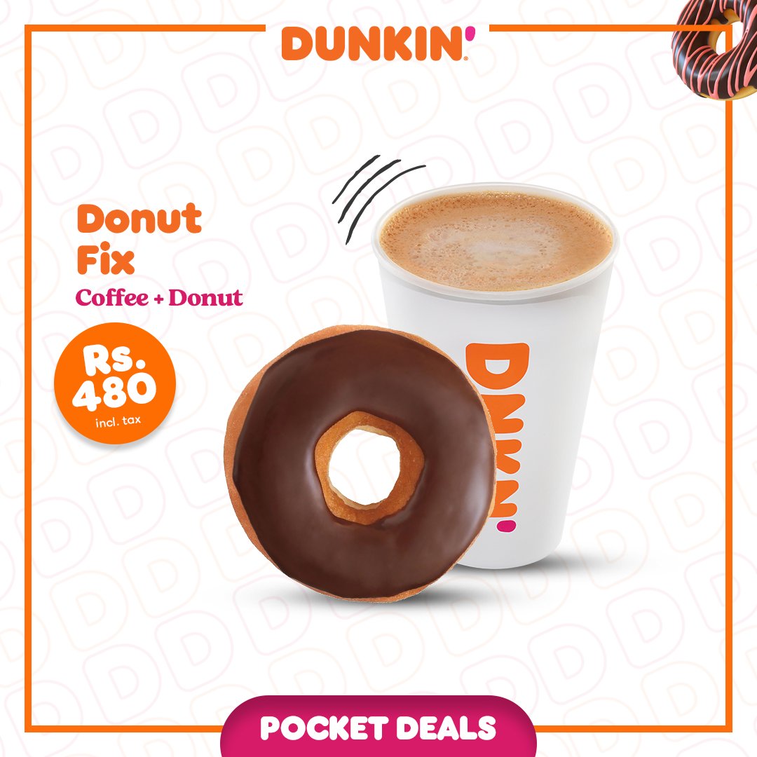 Dunkin' Donuts Karachi on Twitter "Easy on the pocket and yummy for
