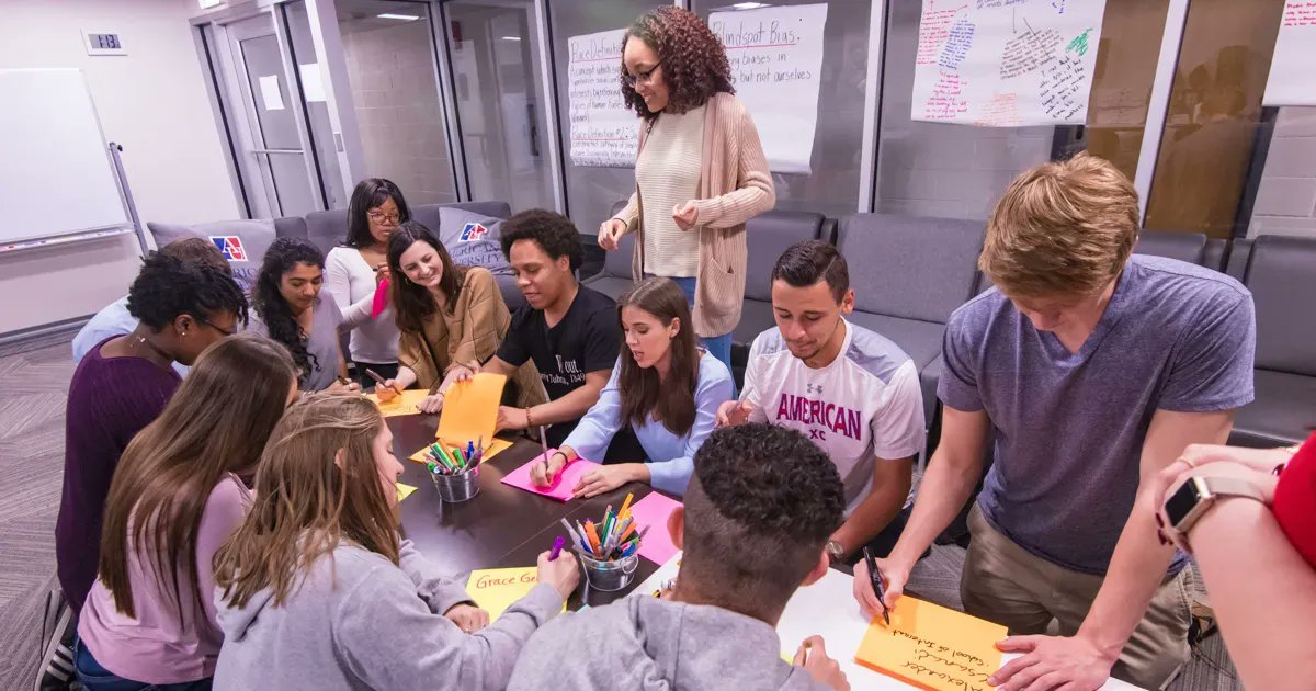 AmericanU's tweet photo. The latest rankings from @USNews are out. Our first-year experience (@aufyadvising) reached #12, we moved to #30 for most innovative university, and we placed #72 of all national universities—up 7 spots! https://t.co/kGjPJ4bVxh https://t.co/debtxawcmj
