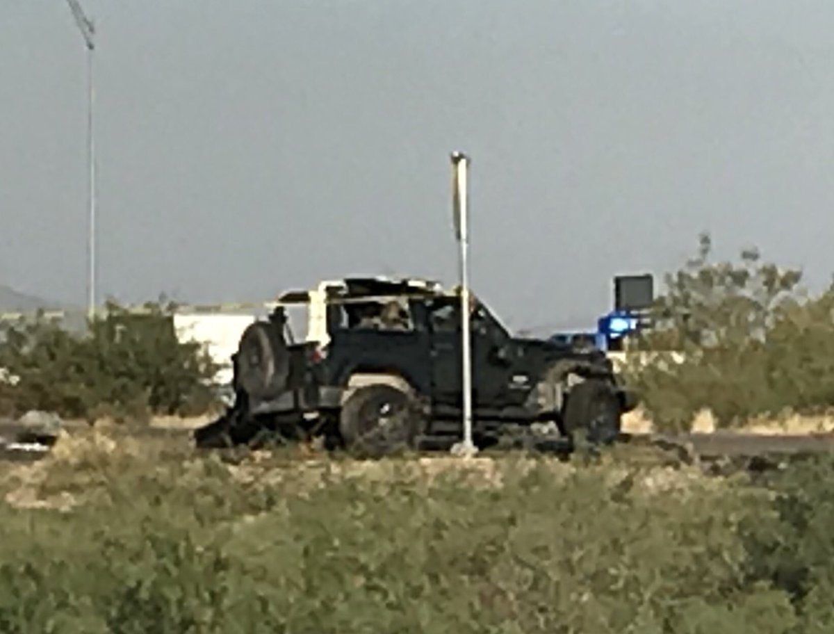 CBS4Photogs's tweet photo. US 54 North and Stan Roberts are closed because of a three car accident that has sent one person to the hospital. Please find alternate route. https://t.co/d6rzJQXxfS