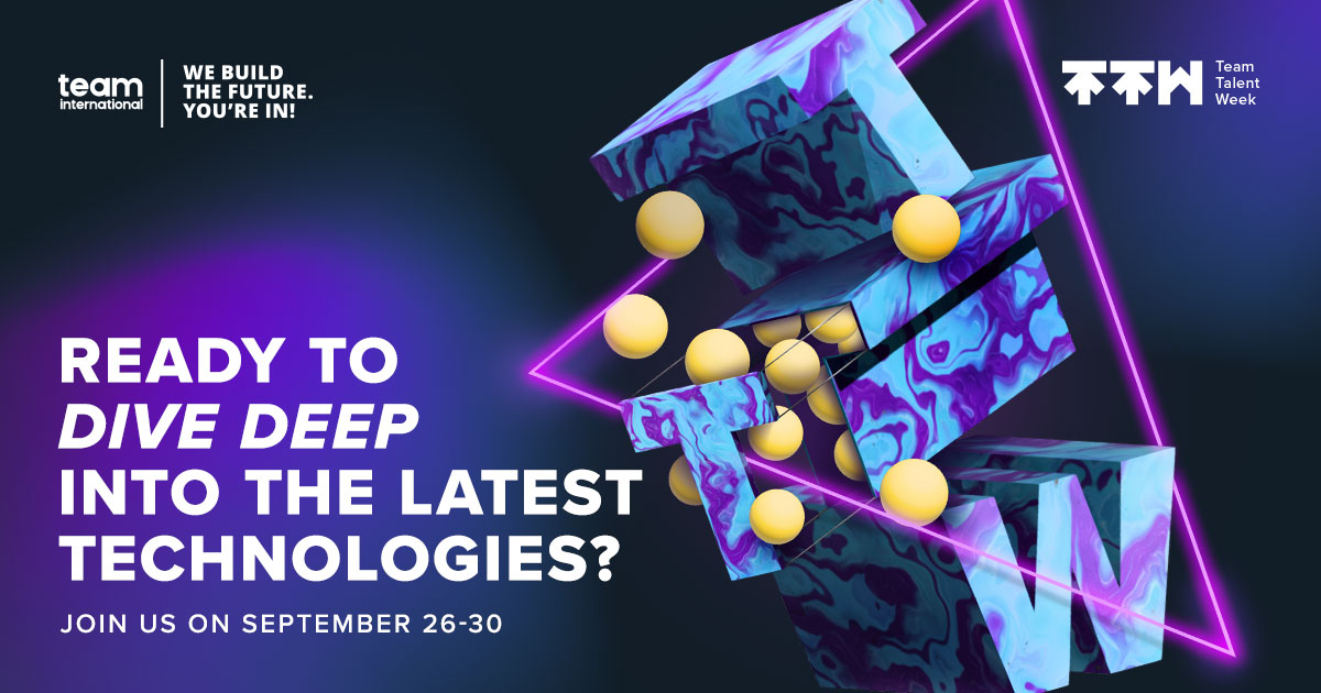 TEAM_IntlLATAM's tweet photo. 👾Calling all IT Enthusiasts in LATAM💻

Join us on TEAM Talent Week, an experience organized for LATAM, were you'll be learning about:

🚀 NFT, Blockchain, Docker, Web 3.0, Databricks, Python Data Tech and more! 

Register for FREE!⬇️

https://t.co/rBtB3nPvy3 https://t.co/DJAxzw59Gp