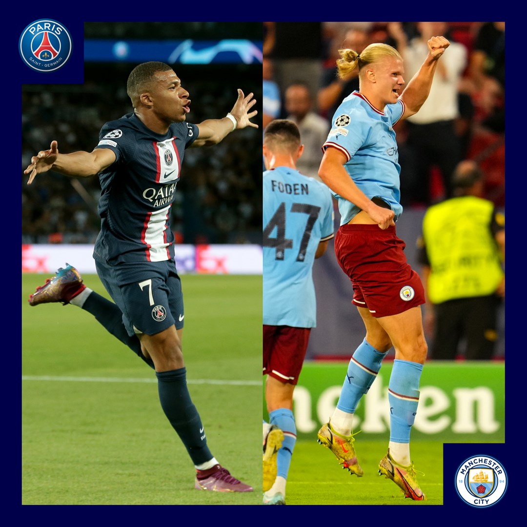 ChampionsLeague's tweet photo. Mbappé vs Haaland is here.

#UCL https://t.co/ie68ToXywQ