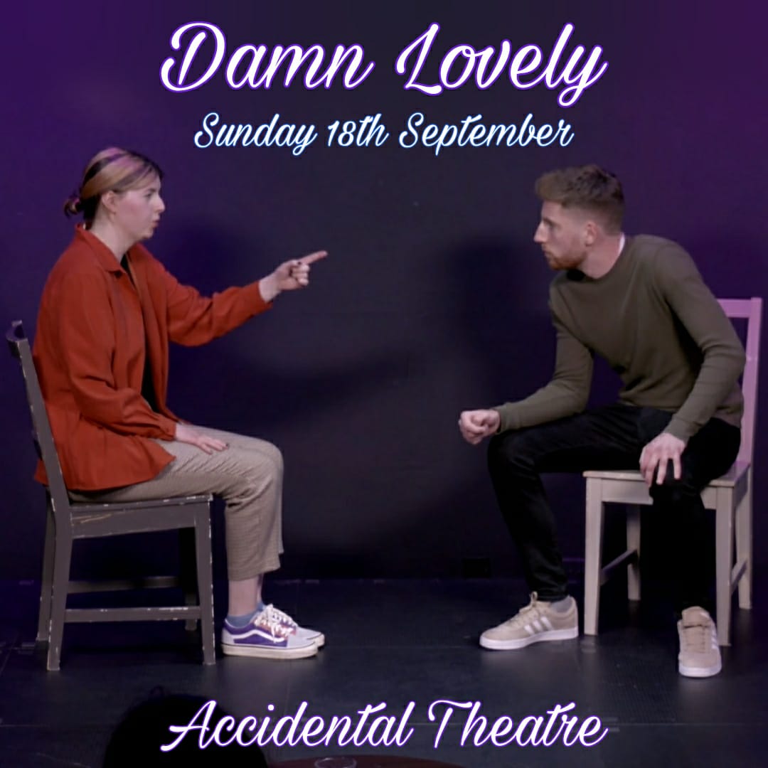 THIS SUNDAY me and Conleth are gonna face our fears and each other on stage in Accidental. Other fantastic teams are performing on this night too.

To my own biggest fear I found out TODAY that it will be streamed as well as theatred. Perceive us: accidentaltheatre.co.uk/box-office/sun…