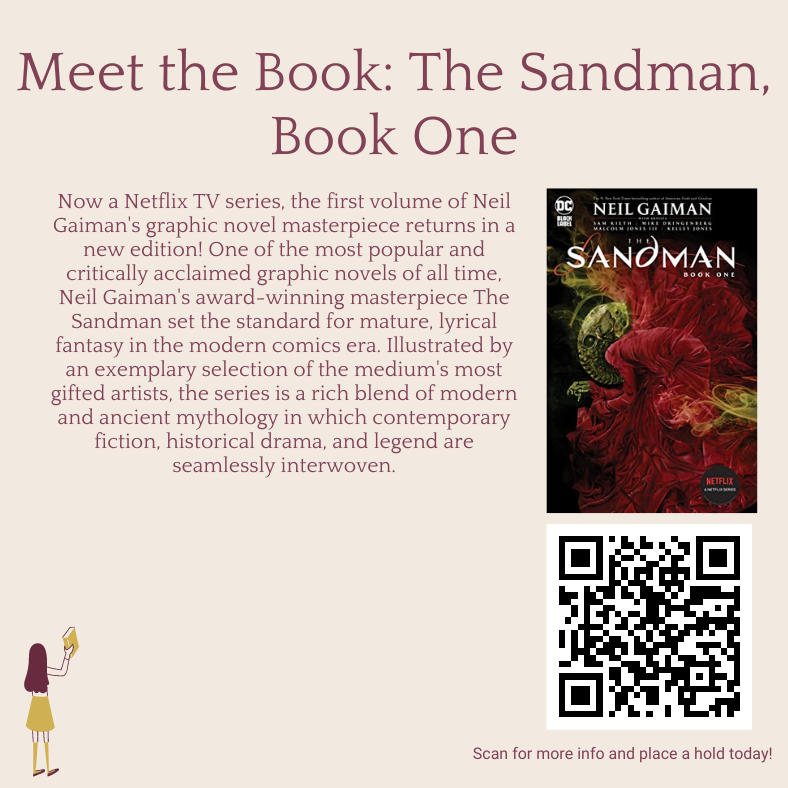 OLLUlibrary's tweet photo. To Be Read Tuesdays ARE BACK for Fall 2022! 🍂
This month's theme is Fall into a Fantasy!  
Swing by the Library and check out The Sandman, Book One by @neilhimself today!

@OLLUnivSATX https://t.co/7u1Xz1k9iL