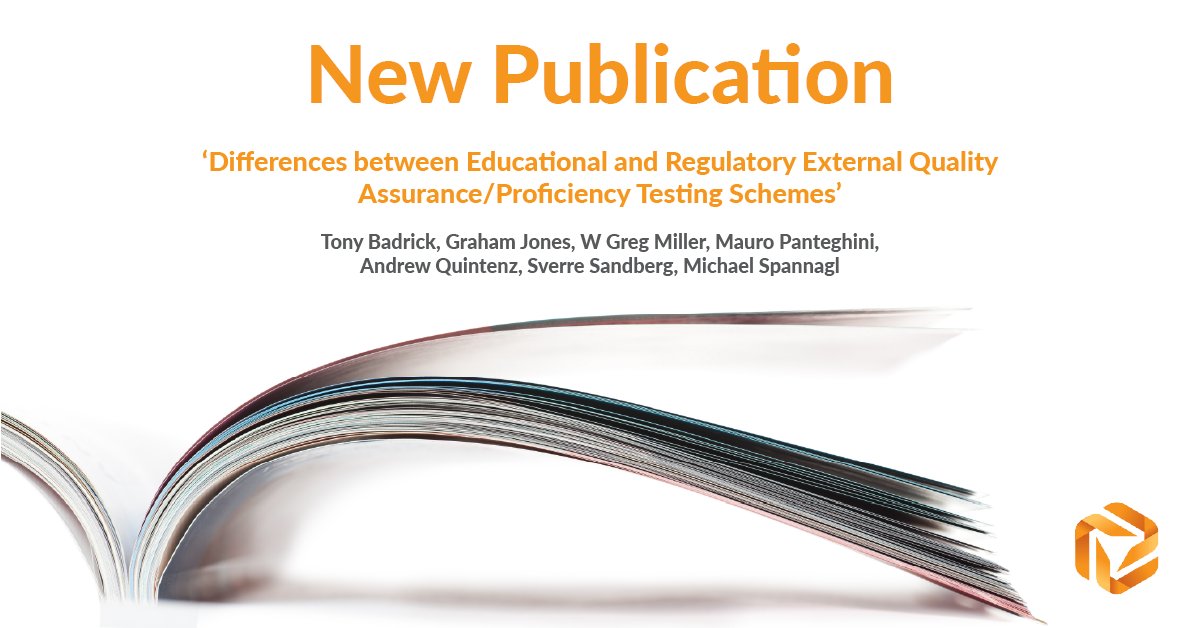 INSTAND66's tweet photo. Introducing our newest publication: 'Differences between Educational and Regulatory External Quality Assurance/Proficiency Testing Schemes'. #qualityassurance #proficiencytesting #INSTANDpublication #INSTAND https://t.co/0FWuoislT7 https://t.co/1yeOcg5Qf9