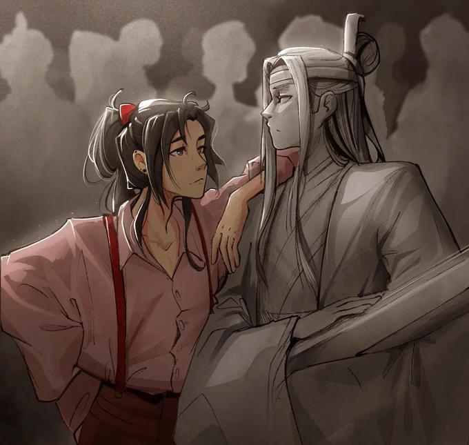Definitely will use my WangXian pieces to show my improvement lmaooo  I feel more comfortable drawing them than I used to back in 2020  