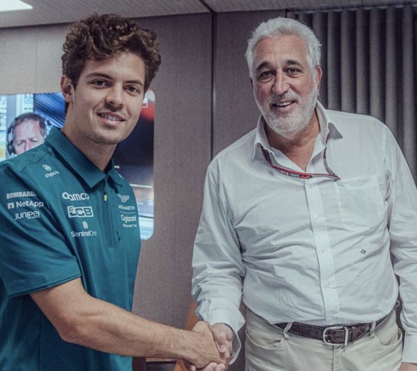 AstonMartinBra's tweet photo. Lawrence Stroll, presidente da Aston Martin: "Observamos e admiramos o caminho de Felipe para o sucesso na F2 este ano e pretendemos fornecer a ele todas as habilidades e experiência necessárias para poder dar o próximo passo em sua carreira. + https://t.co/F0iV65Htyq