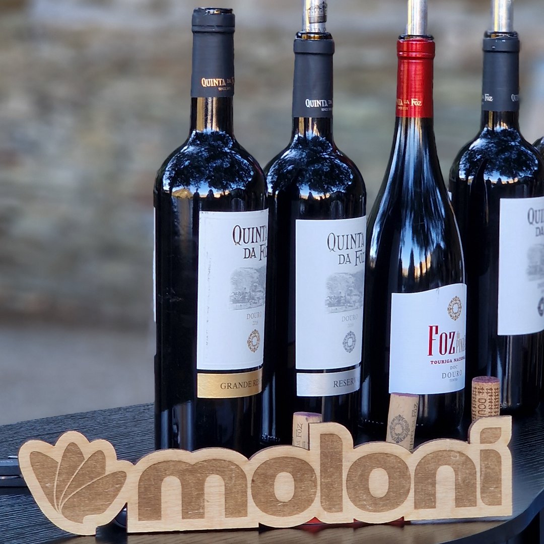 MoloniSoftware's tweet photo. Na passada sexta-feira viajamos até ao Douro e visitamos a Quinta da Foz, situada no Pinhão. Bons vinhos e produtos regionais, sol e boa companhia. A melhor maneira de terminar mais uma semana de trabalho!
.
#moloni #molonisoftware #teambuilding #quintadafoz #douro #winetastings https://t.co/eYOo39cjO5