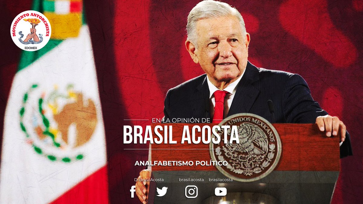 DrBrasilAcosta's tweet photo. Buenos días, les comparto mi artículo en @BuzosNoticias
1046 en el que hablo del "Analfabetismo político" que padecemos como sociedad.

Nos toca educarnos y educar. ¿Qué opinas?
https://t.co/IweTlc3mmu https://t.co/UbJliTM8Zr