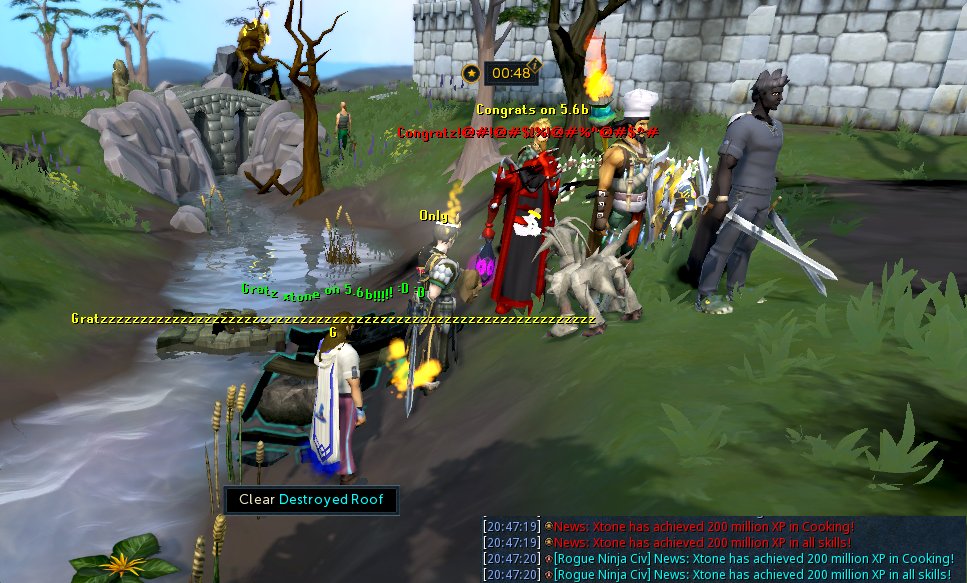 Xtone_RS3's tweet photo. my 5,6b party was very fun, led everyone on a walk from cooks guild, passing barbarian village then up to edgeville to then pretend to loop back to guild just to get 5,6b on the "the rock" rock

many thanks to my clan and everyone who showed up, it was very cool https://t.co/7NXNRs3aqB