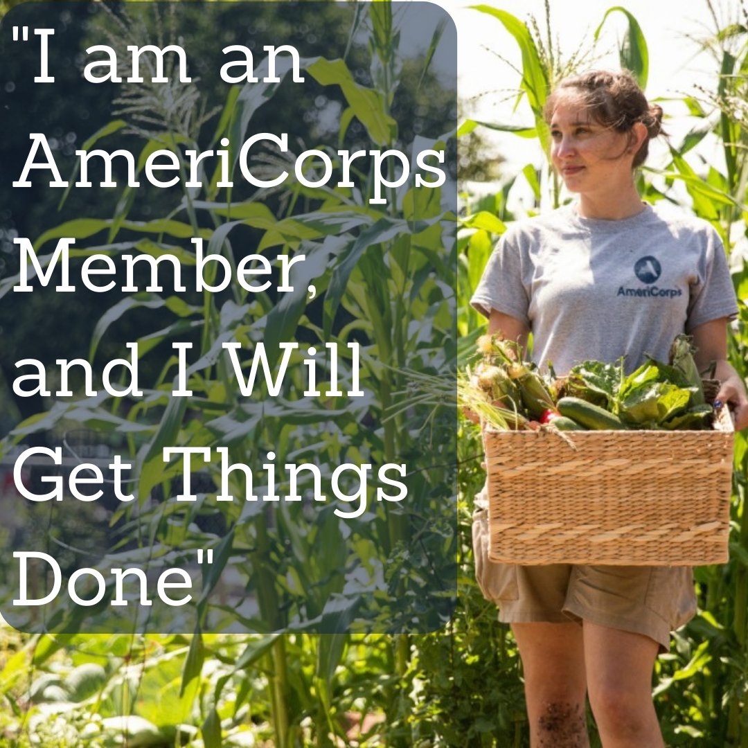 AmeriCorpsRHSC's tweet photo. Happy Birthday @AmeriCorps! 🎂🎉

28 years ago today, the first group of AmeriCorps members took the pledge to #GetThingsDone for America! https://t.co/QmLQowfx4t