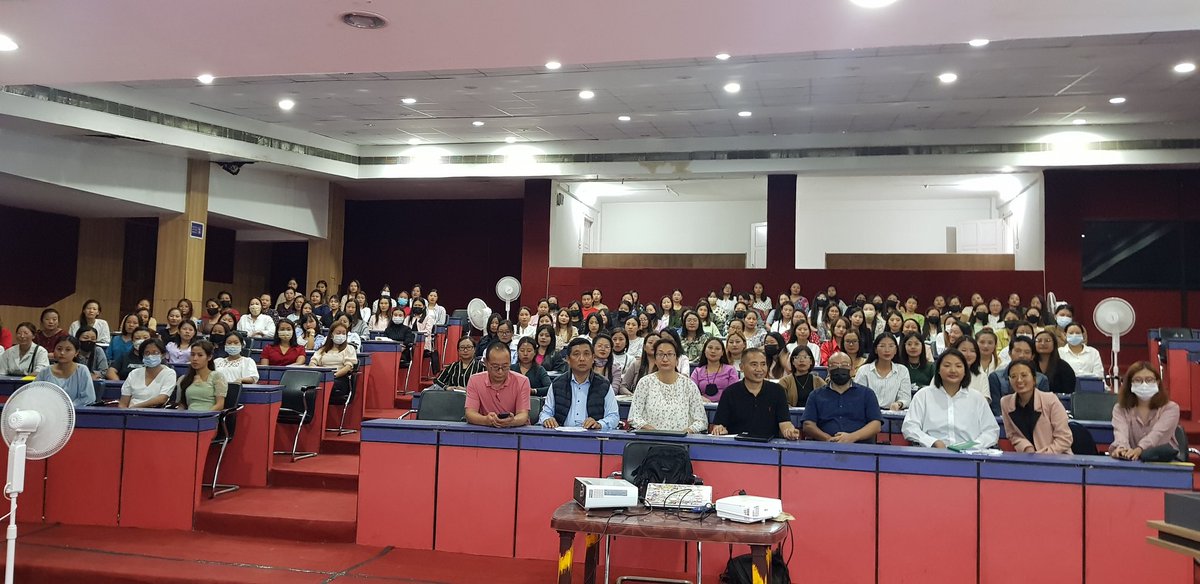 NagalandNhm's tweet photo. A five days  induction training of  136 newly appointed Community Health Officers (CHOs) of 4th, 5th &amp; 6th batch kicked started on the 12th of September 2022 at the Capital Convention Hall, Kohima. #HealthandWellnessCenter #NHMNagaland https://t.co/zPzOIqjGTG