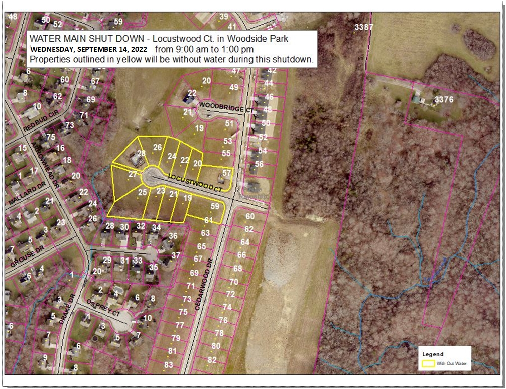 Clermont County on Twitter "Water service will be off for about four