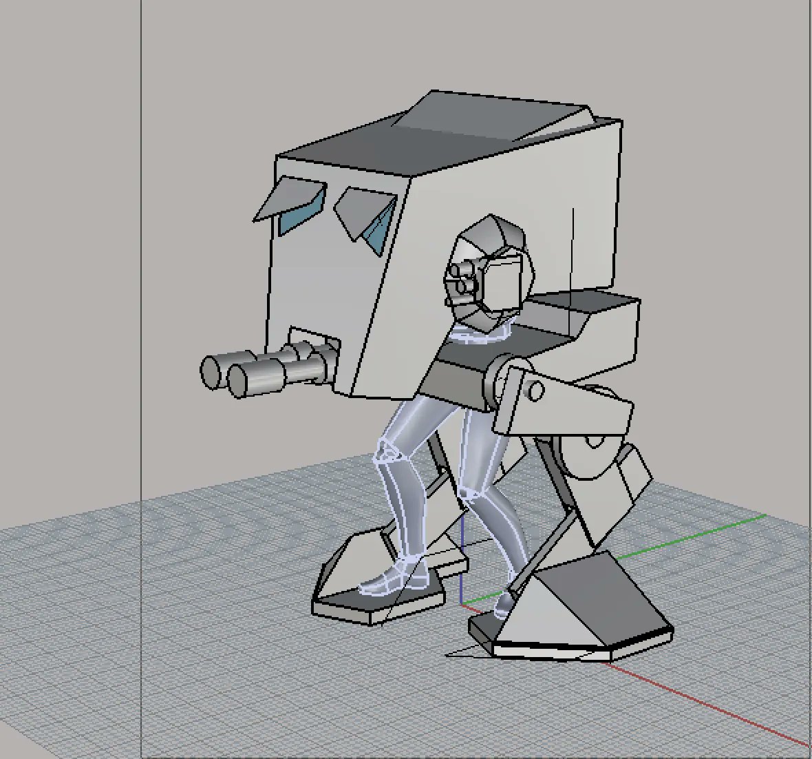 Build your own fully animated AT-ST costume! Warning: this costume does NOT protect you against Ewoks. You can access this project and other Make: favorites on us! Access it now. #cosplay

make.co/cosplayproject…