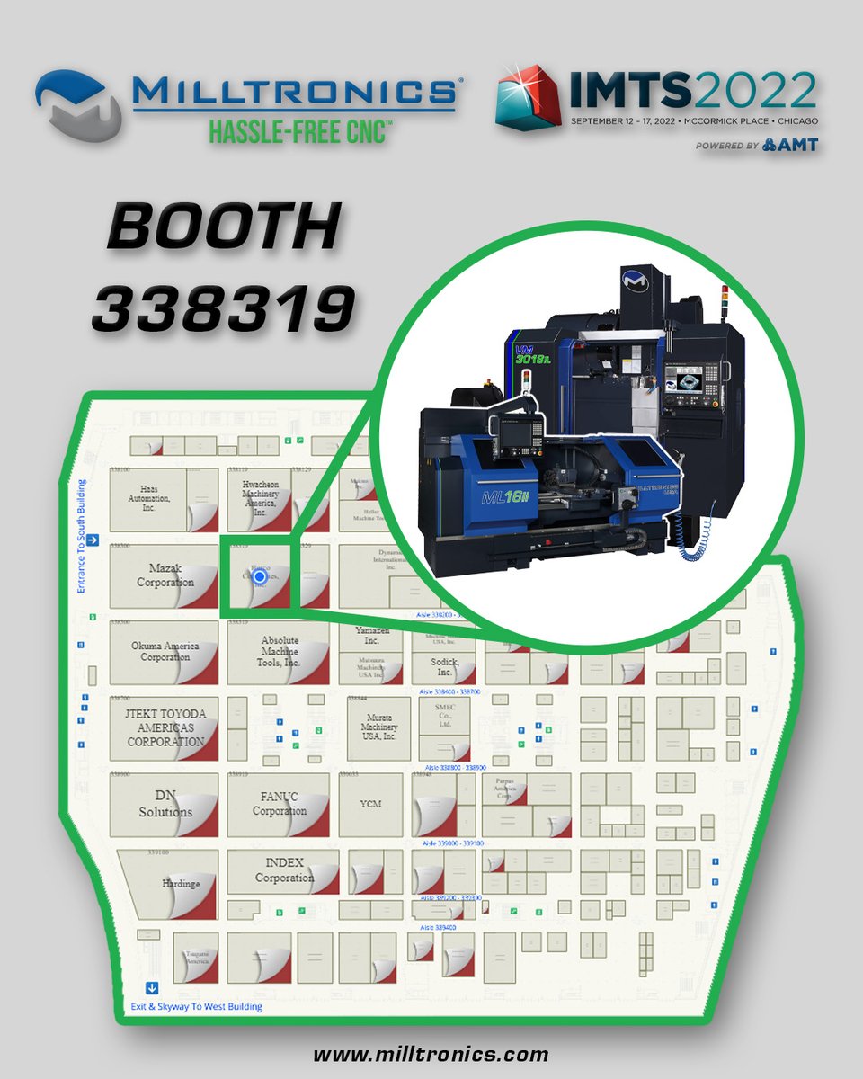 MilltronicsCNC's tweet photo. Day 1 of IMTS 2022 in Chicago begins today! Swing by our booth 338319 to see the VM3018IL and ML16 making chips.
https://t.co/PX9IkojqTf

#milltronics #milltronicsusa #vm3018il #ml16 #toolroom #cnc #cncmachine #cncmill #cnclathe #machinetools #imts #imts2022 #imtschicago https://t.co/vrITDyXTsx
